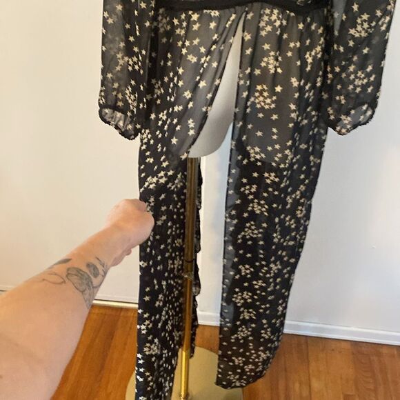 Sorella Couture Black Starprint Swim Cover One Size - Picture 11 of 13